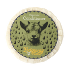Peppermint conditioner container with a sheep illustration and 'Ledgeway Farm' branding.