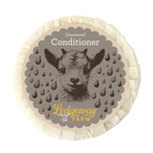 Conditioner bar with a goat illustration and 'Ledgeway Farm' branding on a beige background