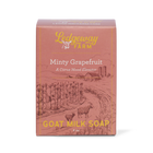 Ledgeway Farm goat milk soap packaging with 'Minty Grapefruit' description on a white background