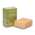 Ledgeway Farm Breathe Easy goat milk soap with packaging on a white background