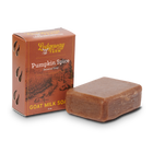 Ledgeway Farm Pumpkin Spice goat milk soap with packaging on a white background