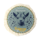 Shampoo bar with Ledgeway Farm branding and a lamb illustration on a white background